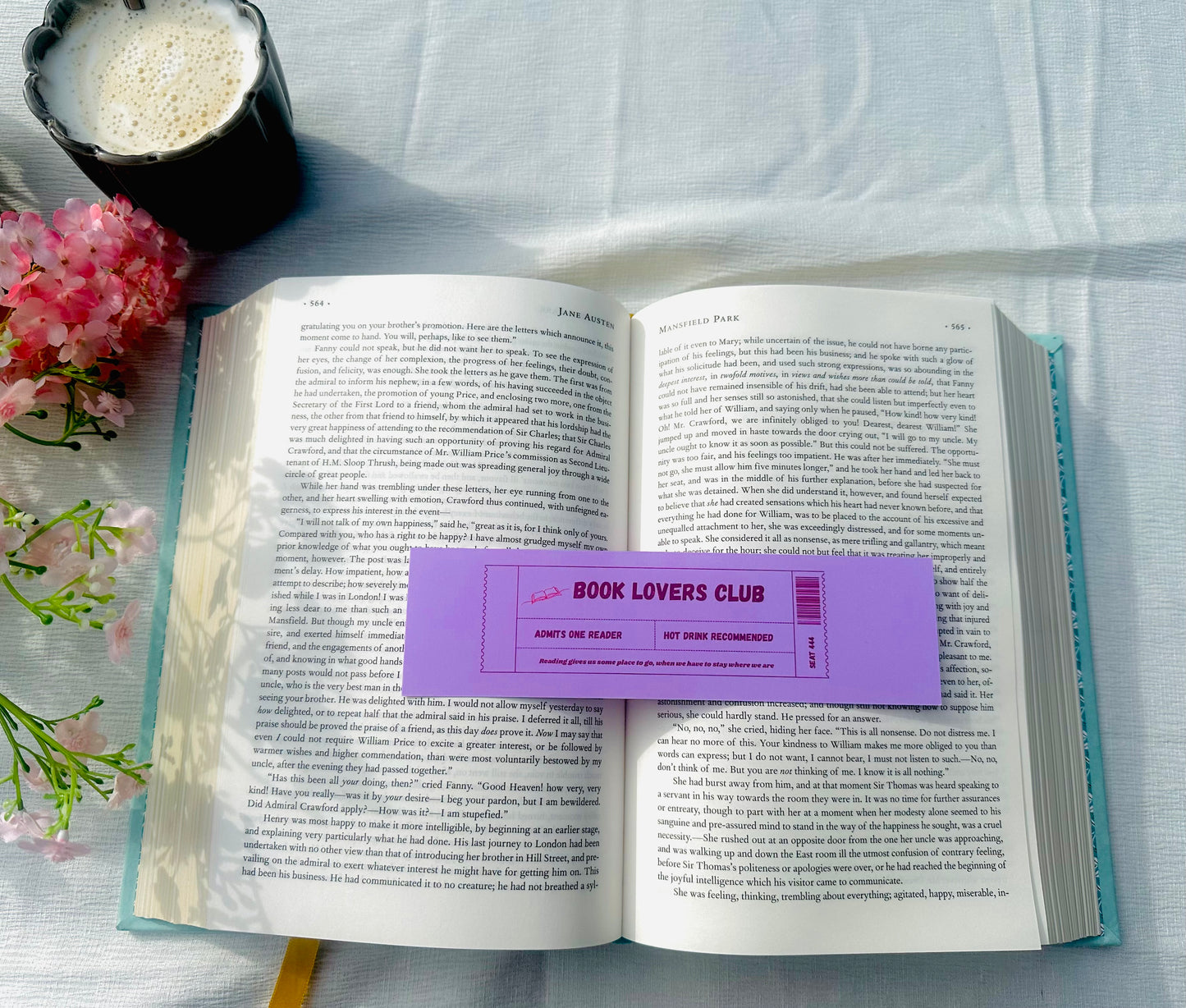 Boekenlegger “Bookclub”