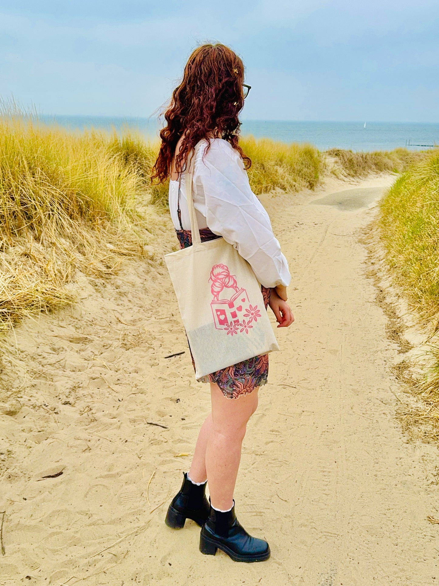 Tote Bag “book girly”