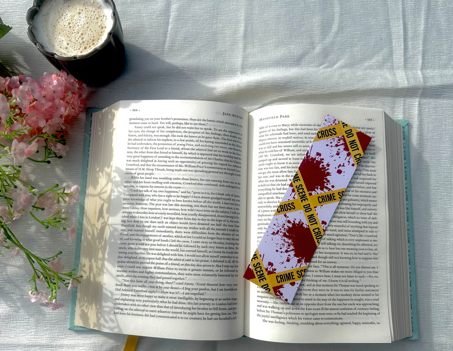 Boekenlegger "Crime Scene"