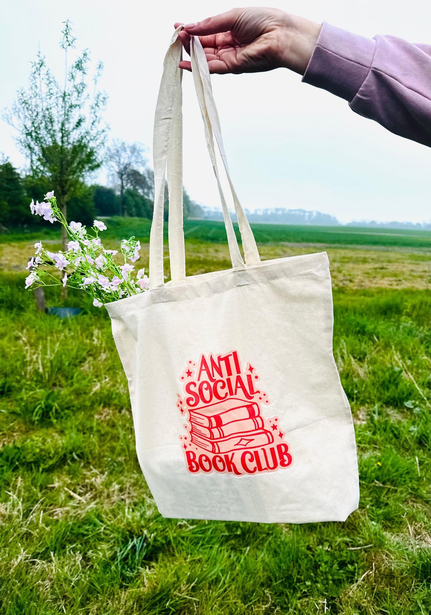 Tote Bag Anti Social Book Club