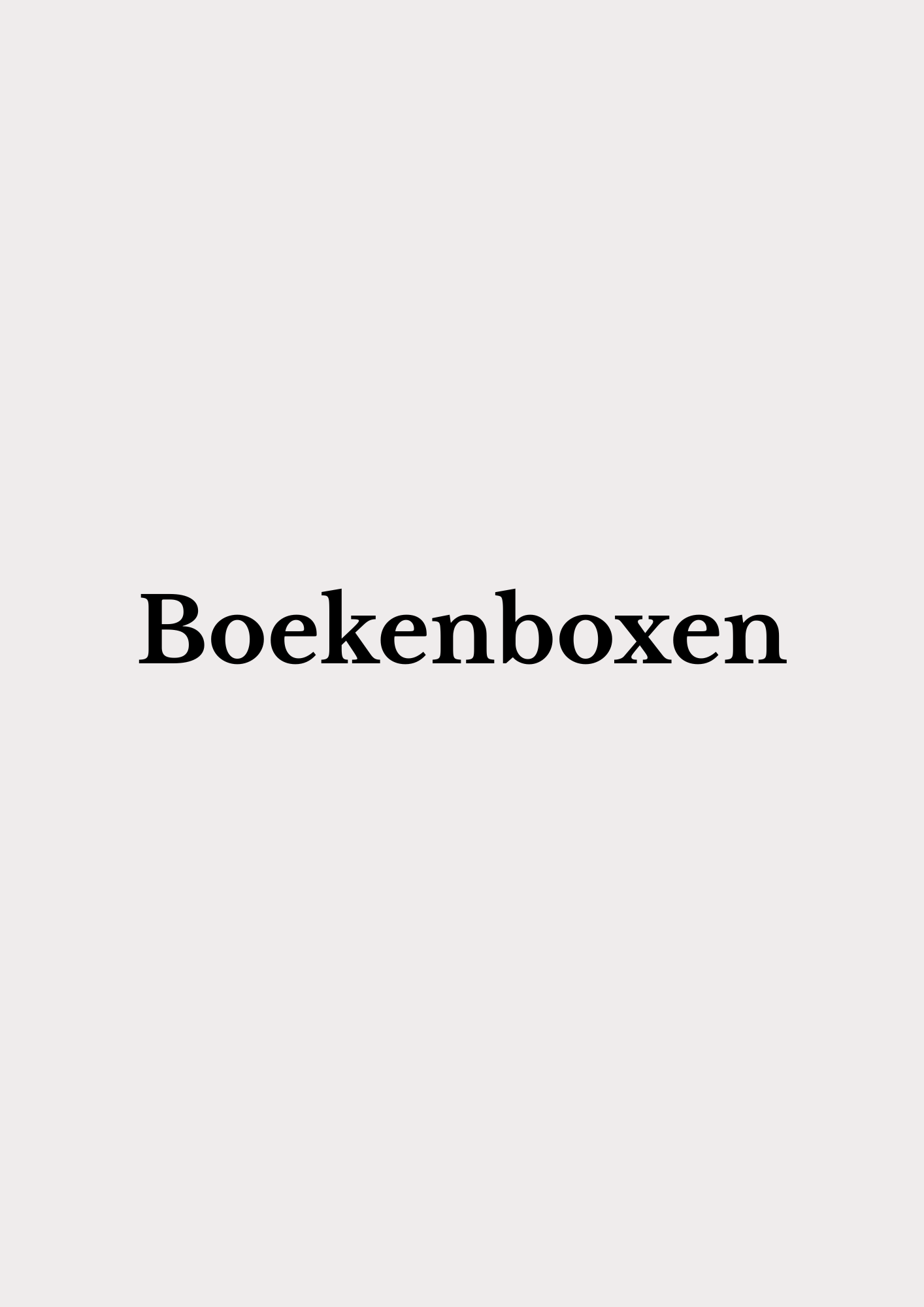 Boekenboxen