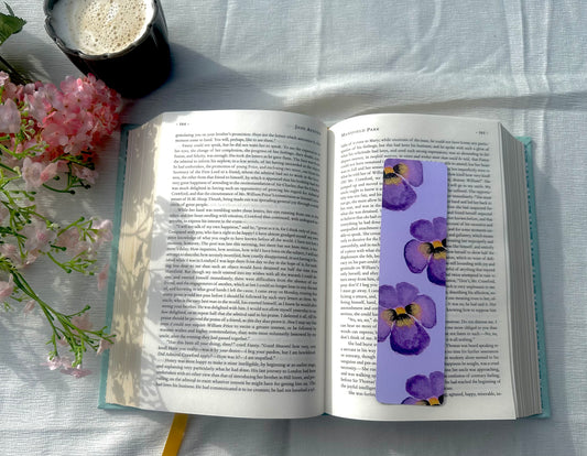 Boekenlegger "violet"