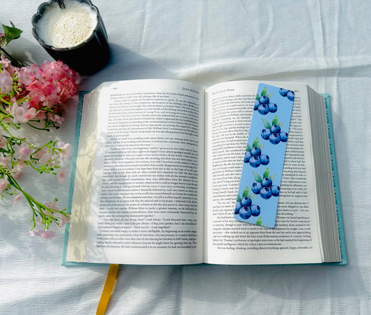 Boekenlegger "Blue Berry"
