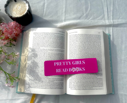 Boekenlegger "Pretty Girls Read Books"